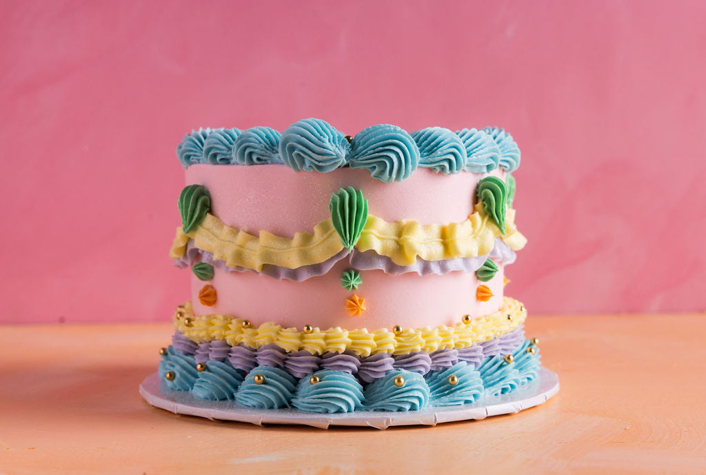 Vintage Heart Cake
