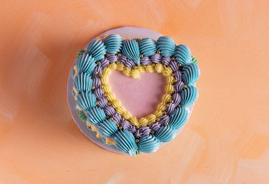 Vintage Heart Cake