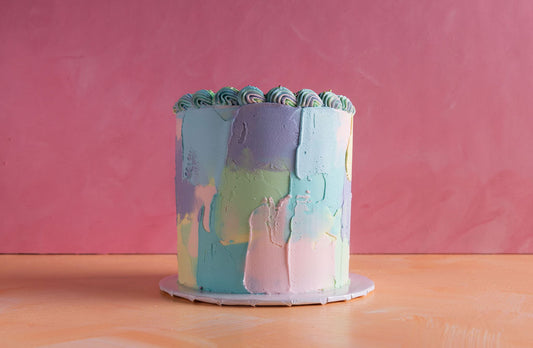 Pastel Dreamscape Cake