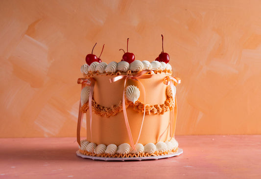 Vintage Cherries Cake