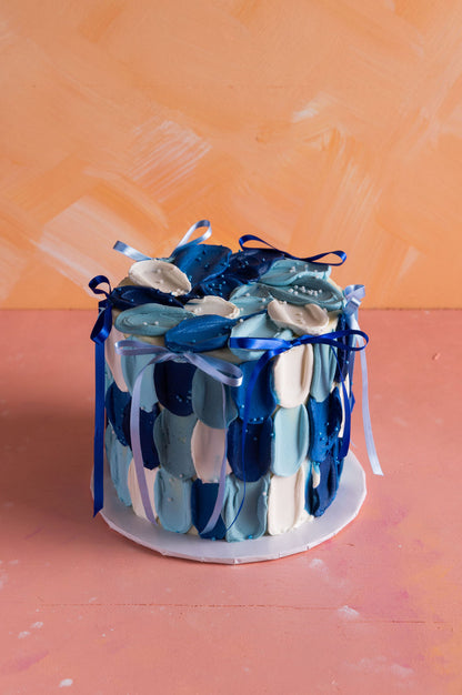 Ribbons Petal Cake
