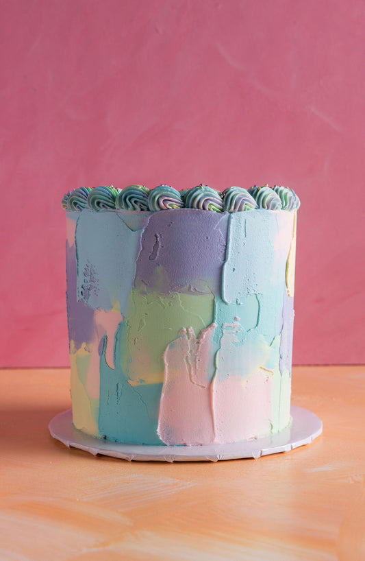 Pastel Dreamscape Cake