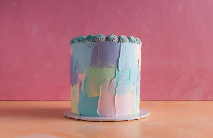 Pastel Dreamscape Cake
