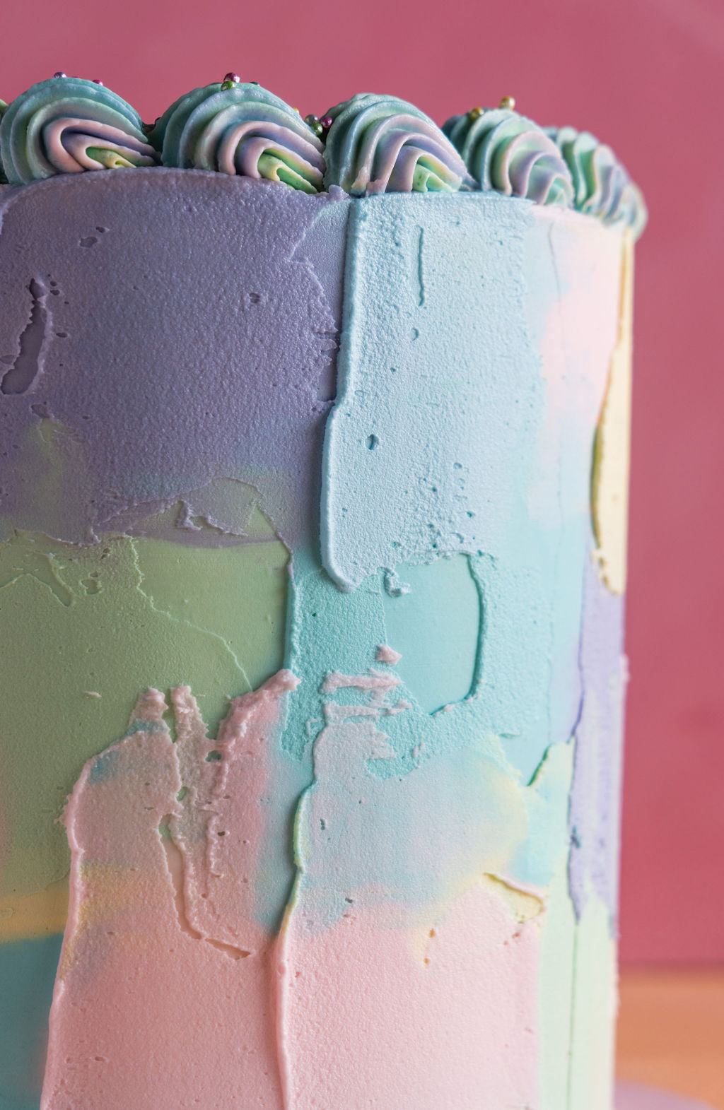 Pastel Dreamscape Cake